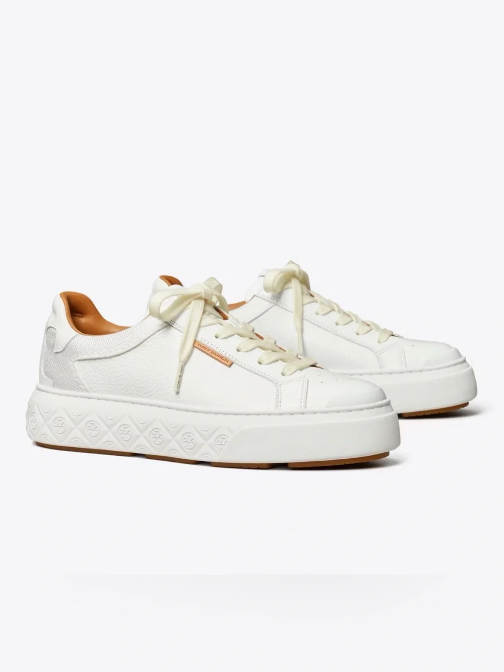 Tory Burch Ladybug sneakers white tennis court shoes size 8.5 women’s